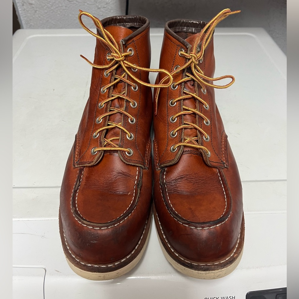 Nice Redwing Moc Toe Boots 12D #875 Good Condition Broken In!! Comfortable!!